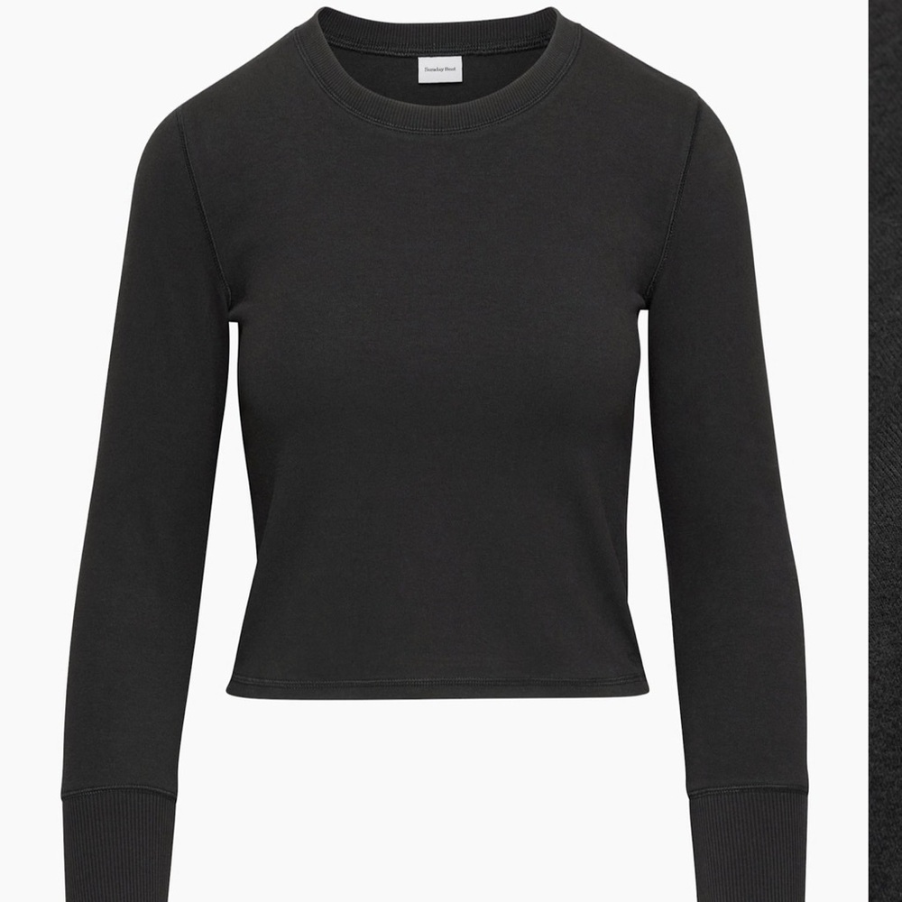 Aritzia Sunday Best Black Long Sleeve Too